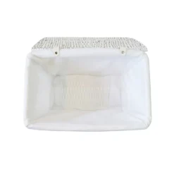 White Willow Lined Medium Storage Basket -Outlet Home Harmony Store 12886608 1984857031897977