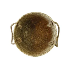 Natural Rush Basket With Rope Handles -Outlet Home Harmony Store 12886616 2854857031760925