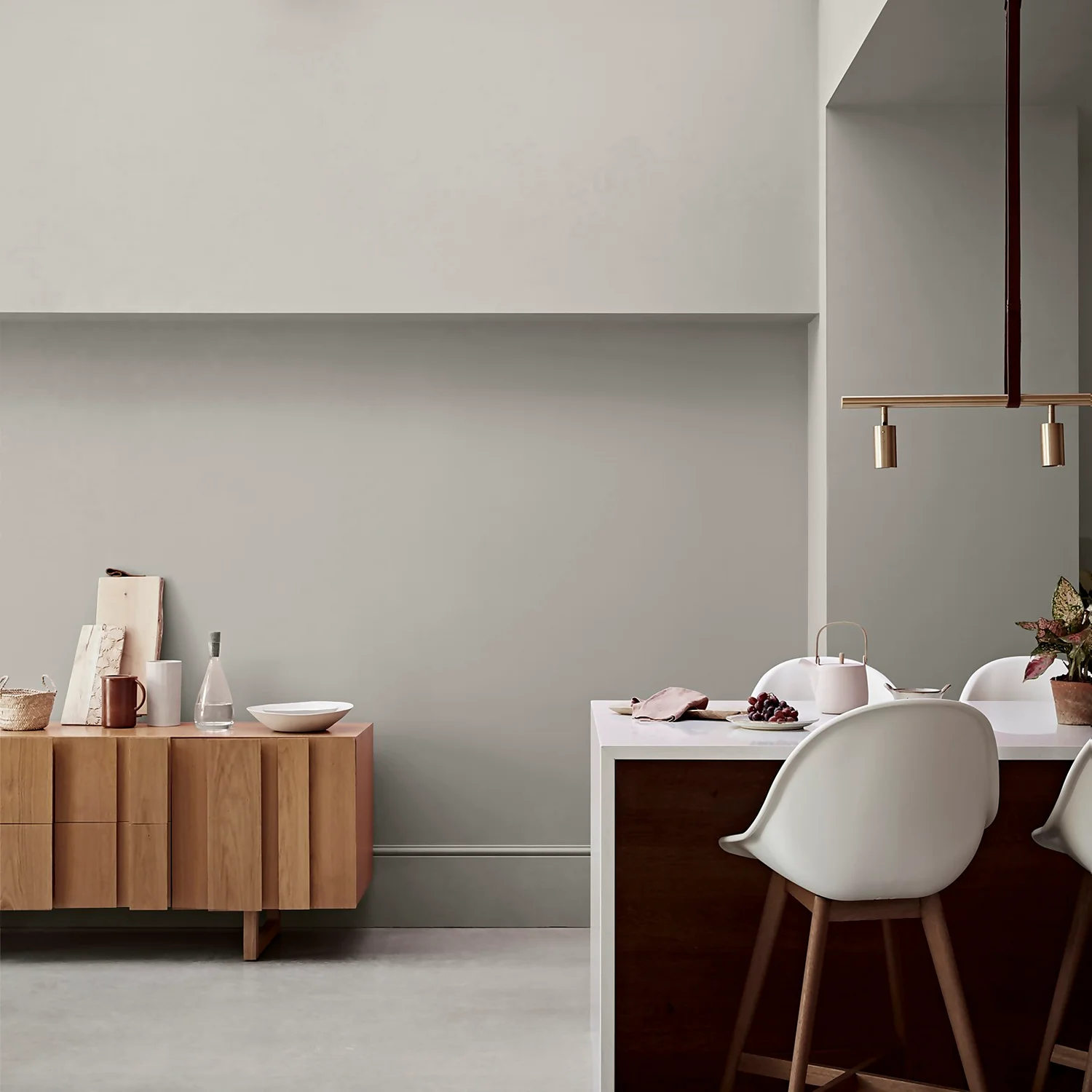 Crown Easyclean Kitchen Paint Grey Putty - 0.04L 2 Crown Easyclean Kitchen Paint Grey Putty - 0.04L - Image 2