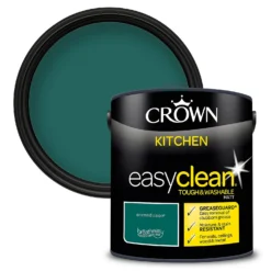 Crown Easyclean®Greaseguard+ Kitchen Matt Washable Multi Surface Paint Emerald Vision® - 2.5L
