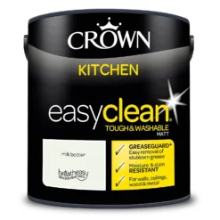 Crown Easyclean®Greaseguard+ Kitchen Matt Washable Multi Surface Paint Milk Bottle® - 2.5L -Outlet Home Harmony Store 12886967 9834853416512996