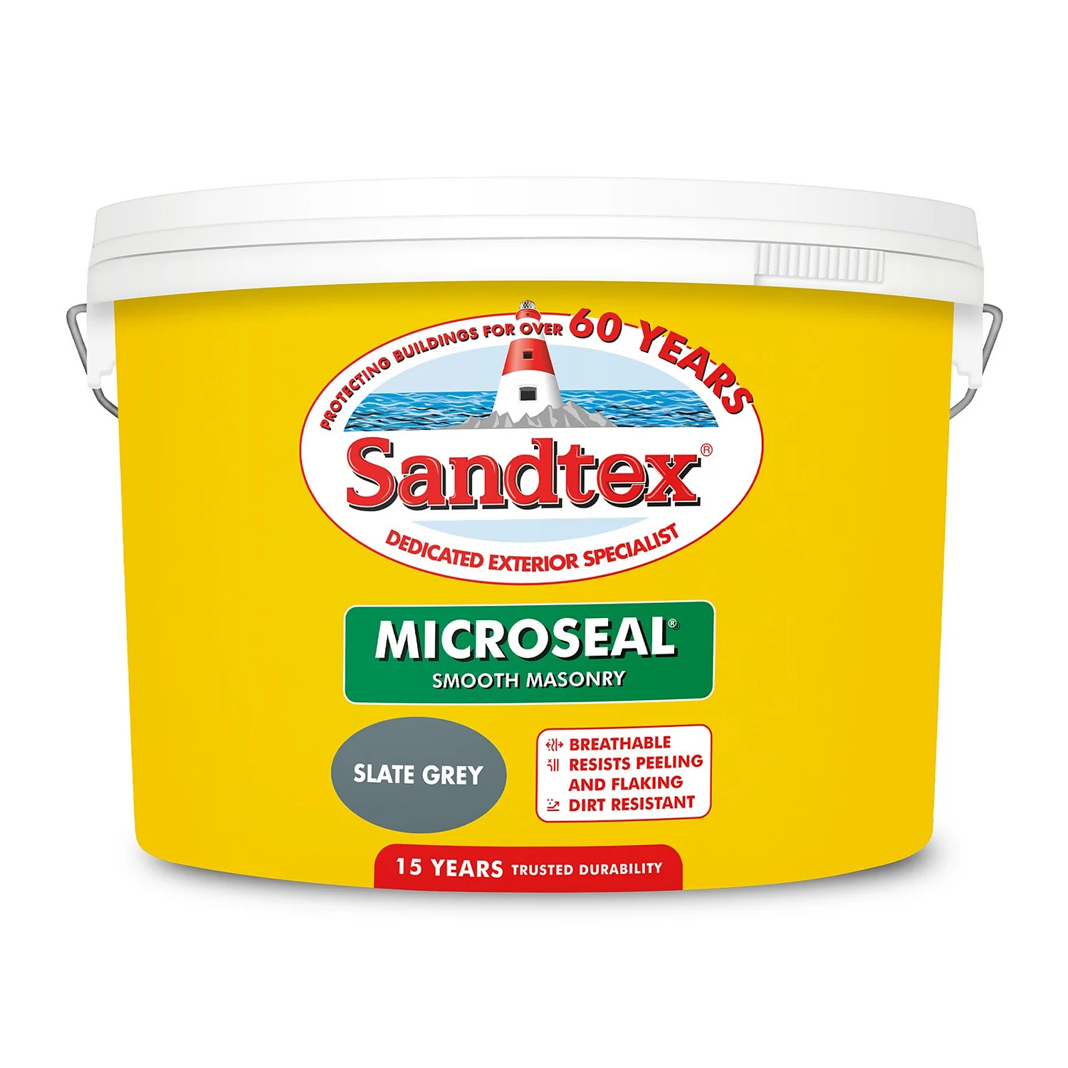 Sandtex® Ultra Smooth Masonry Paint Slate Grey - 10L 8 Sandtex® Ultra Smooth Masonry Paint Slate Grey - 10L - Image 8