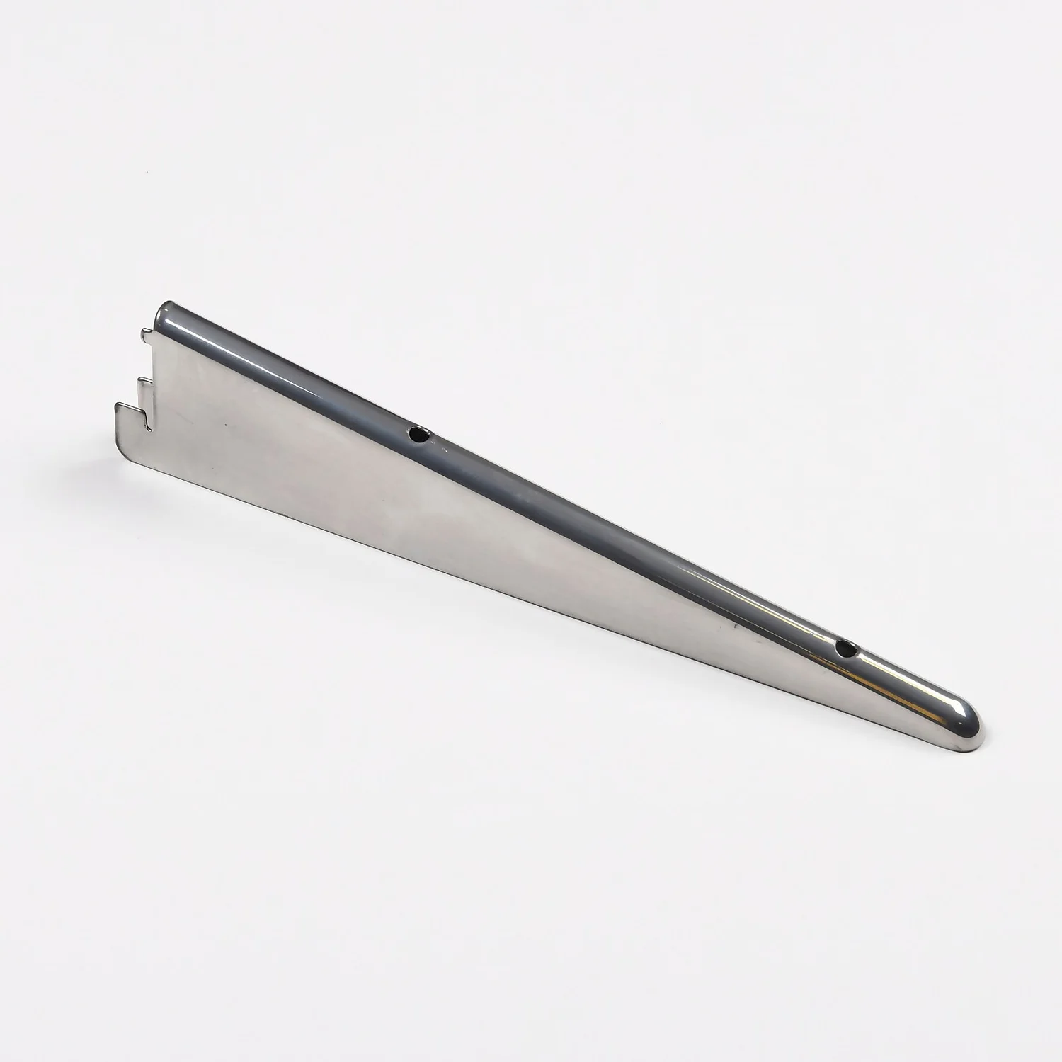 Twin Slot Shelving Kit - 1981mm Krome Twinslot And 470mm Brackets - Chrome Effect 2 Twin Slot Shelving Kit - 1981mm Krome Twinslot And 470mm Brackets - Chrome Effect - Image 2