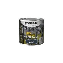 Ronseal Metal Paint Storm Grey Gloss 250ml