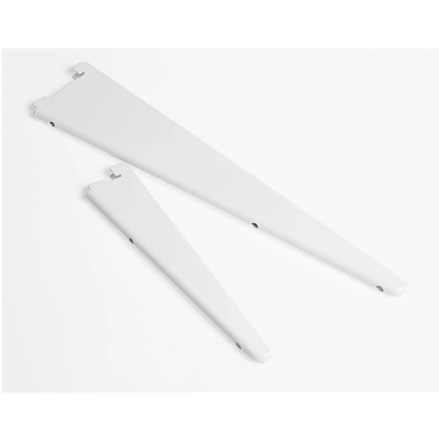 Anti-bacterial Twin Slot Shelving Kit - 1981mm White Twinslot And 320mm Brackets - White 4 Anti-bacterial Twin Slot Shelving Kit - 1981mm White Twinslot And 320mm Brackets - White - Image 4