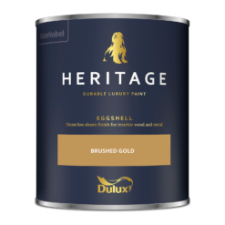 Dulux Heritage Eggshell Paint Brushed Gold - 750ml -Outlet Home Harmony Store 12899059 1454847648707824
