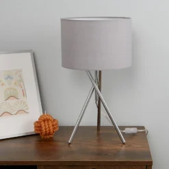 Bella Tripod Table Lamp - Grey -Outlet Home Harmony Store 12908191 1005042039994156