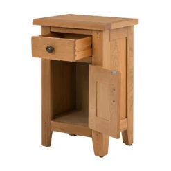 Hocombe Tall Side Table - Oak -Outlet Home Harmony Store 12914668 1924933242358611