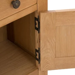 Hocombe Tall Side Table - Oak -Outlet Home Harmony Store 12914668 2044933242551307