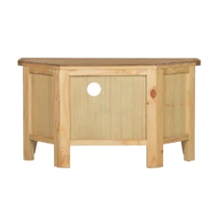 Hocombe Corner TV Stand - Oak -Outlet Home Harmony Store 12914671 2334933241928948