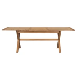 Hocombe 8-10 Seat Extending Dining Table - Oak -Outlet Home Harmony Store 12914673 6174933242480396