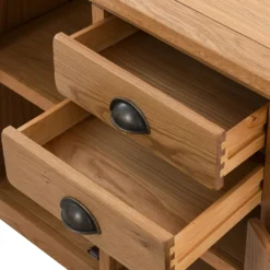 Hocombe Small Sideboard - Oak -Outlet Home Harmony Store 12914677 1534933242543729