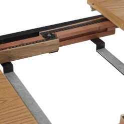 Albury Oak 6-8 Seat Extending Dining Table -Outlet Home Harmony Store 12916836 6224891994902926