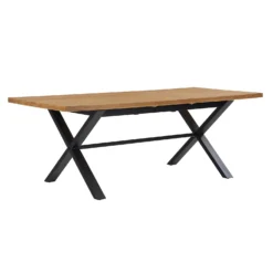 Albury Oak 6-8 Seat Extending Dining Table -Outlet Home Harmony Store 12916836 9934891994713935