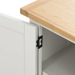 Ashstead Small Sideboard - Oak & Ivory -Outlet Home Harmony Store 12917103 2004897163011545