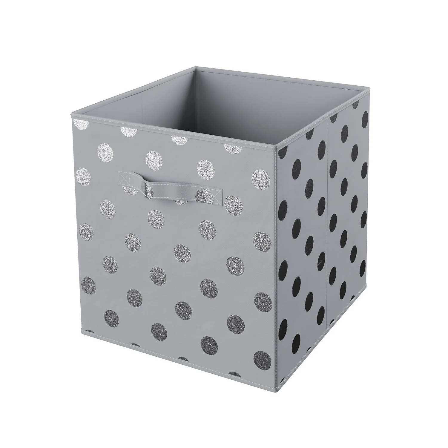 Living Elements Compact Cube Foil Spot Insert - Grey & Silver 1 Living Elements Compact Cube Foil Spot Insert - Grey & Silver