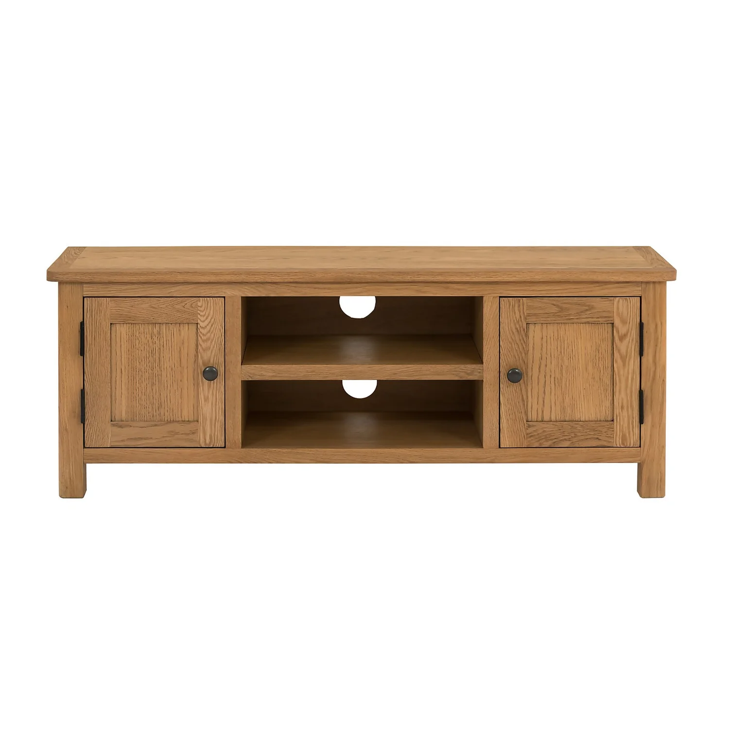 Norbury Wide TV Stand - Oak 3 Norbury Wide TV Stand - Oak - Image 3