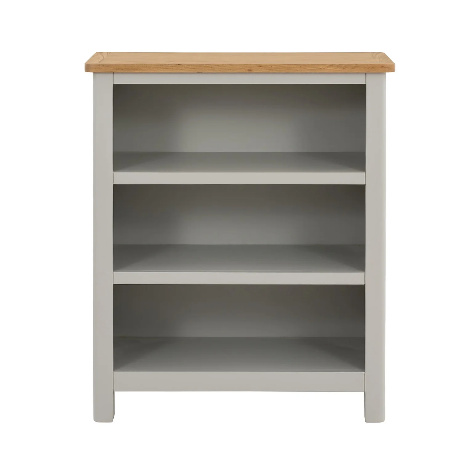 Norbury Low Bookcase - Grey 3 Norbury Low Bookcase - Grey - Image 3