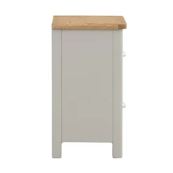 Norbury 2 Drawer Bedside Table - Grey -Outlet Home Harmony Store 12940865 1614873335354171