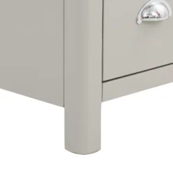 Norbury 2 Drawer Bedside Table - Grey -Outlet Home Harmony Store 12940865 1874873335496737