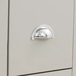 Norbury 2 Drawer Bedside Table - Grey -Outlet Home Harmony Store 12940865 1924873335421362