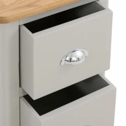 Norbury 2 Drawer Bedside Table - Grey -Outlet Home Harmony Store 12940865 6784873335389277