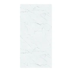 Plancs White Marble Self-Adhesive Vinyl Floor Tile - 5pc Pack Covers 0.93sqm -Outlet Home Harmony Store 12968592 1764930927398489
