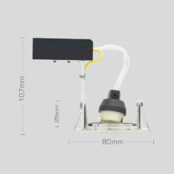 Gu10 Single Fixed Downlight - Brushed Nickel -Outlet Home Harmony Store 13031813 1924860685009974