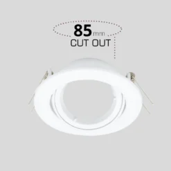 Single Adjustable Downlight - White Finish -Outlet Home Harmony Store 13031814 6044860685034049