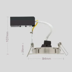 3 Pack Adjustable Downlight - Brushed Nickel -Outlet Home Harmony Store 13031820 1384860685028520