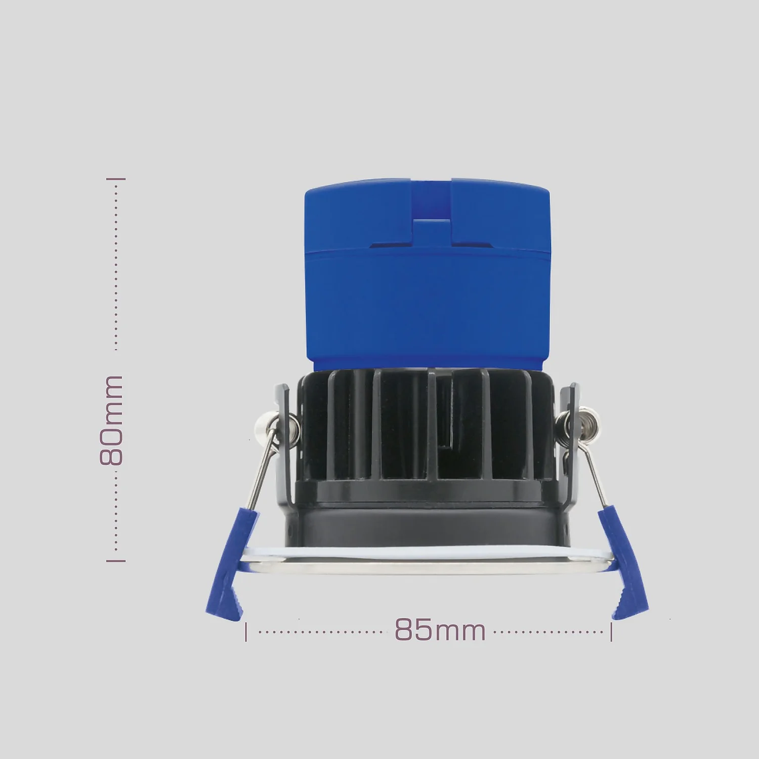 Fixed Fire Rated IP65 LED 5 Pack Downlight - Brushed Nickel 2 Fixed Fire Rated IP65 LED 5 Pack Downlight - Brushed Nickel - Image 2