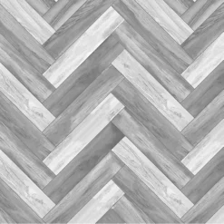 None Venice Grey Herringbone Vinyl Sheet Flooring 3x2m Roll -Outlet Home Harmony Store 13053380 3665002421426250
