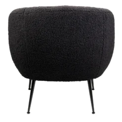 Tori Boucle Tub Chair - Black -Outlet Home Harmony Store 13130400 1794919264933832