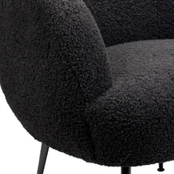 Tori Boucle Tub Chair - Black -Outlet Home Harmony Store 13130400 9684919264964372