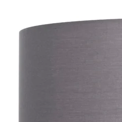 Clyde Charcoal Drum Shade With Diffuser - 45cm -Outlet Home Harmony Store 13139382 9124900551350775