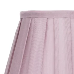 Raye Fig Pleated Taper Silk Shade - 20cm -Outlet Home Harmony Store 13139393 3404900556037588