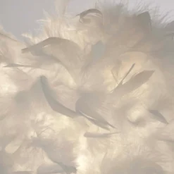 Hattie Feather Floor Lamp - White -Outlet Home Harmony Store 13157970 1534958397136368