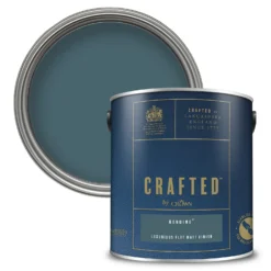 CRAFTED™ By Crown Flat Matt Interior Wall, Ceiling And Wood Paint Genuine® - 2.5L