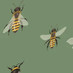 Curver Stockholm Bees Deco Storage Box - Green - 22L -Outlet Home Harmony Store 13169626 1514898511842148