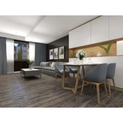 None Rigid Core Luxury Vinyl Flooring Classic Walnut Plank -Outlet Home Harmony Store 13177442 1614883991891585