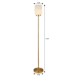 Pearl Frosted Floor Lamp - White -Outlet Home Harmony Store 13177660 1244958397069642