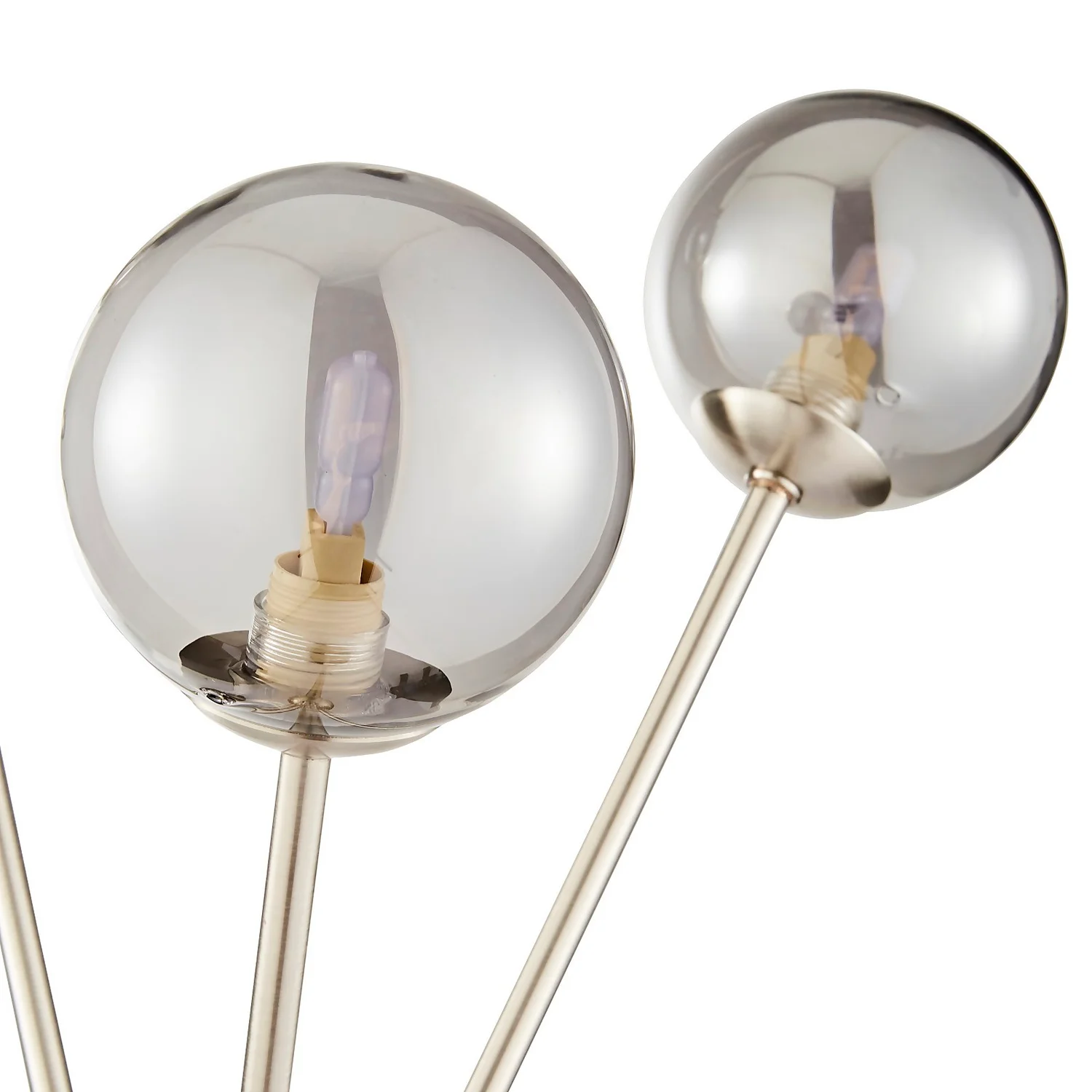 Orb 3 Light Floor Lamp - Nickel Smoke 4 Orb 3 Light Floor Lamp - Nickel Smoke - Image 4