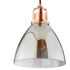 Decan Pendant - Smoke & Copper -Outlet Home Harmony Store 13208327 1714896913389138