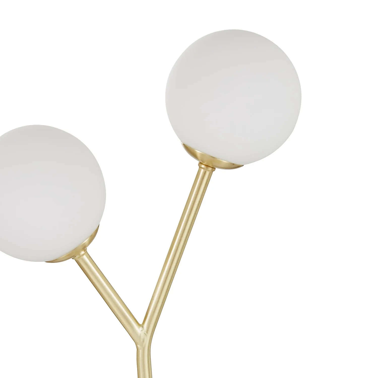 Orb 2 Light Table Lamp - Brass & Opal 4 Orb 2 Light Table Lamp - Brass & Opal - Image 4