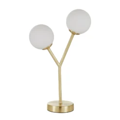 Orb 2 Light Table Lamp - Brass & Opal 8 Orb 2 Light Table Lamp - Brass & Opal -Outlet Home Harmony Store 13208335 3214896913551828