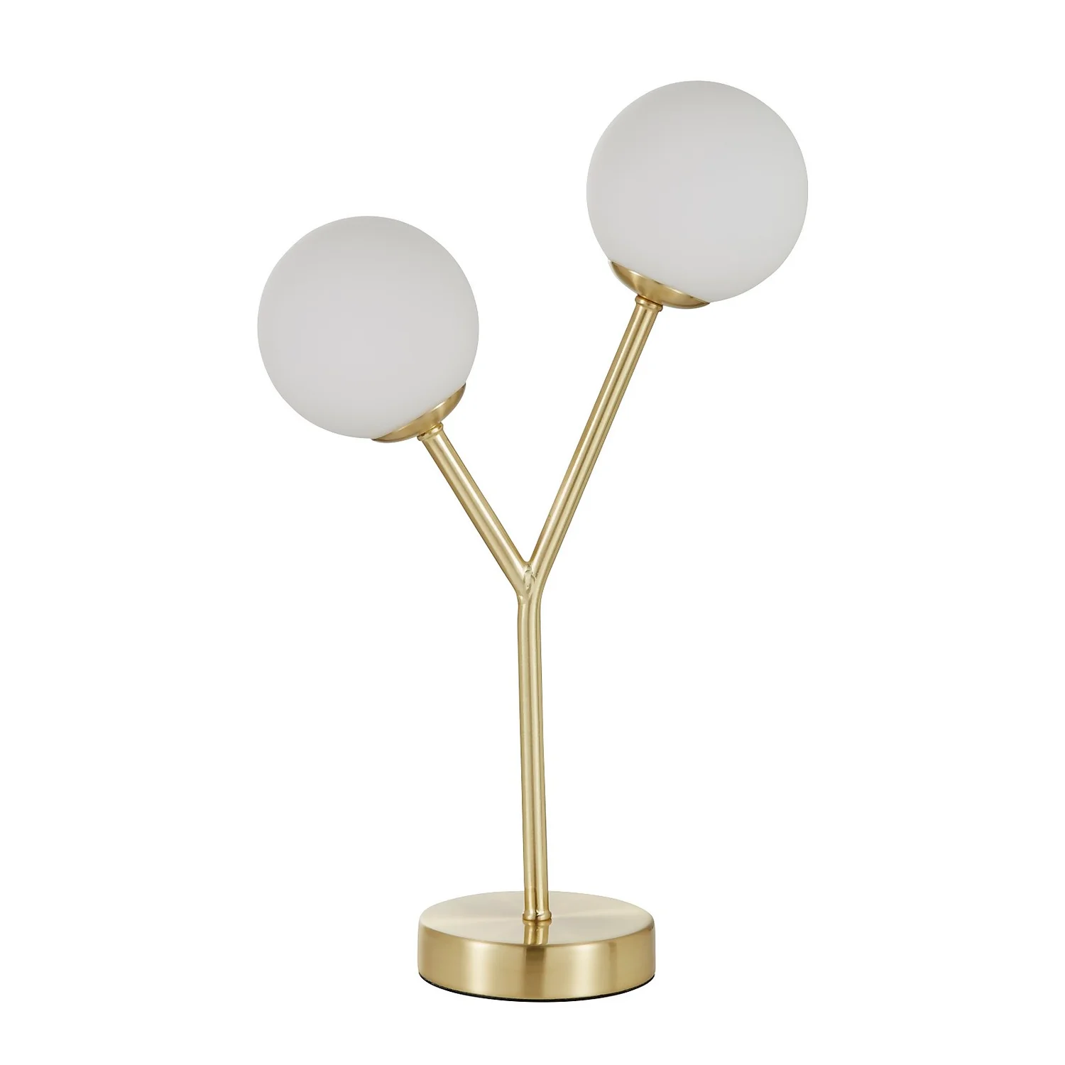 Orb 2 Light Table Lamp - Brass & Opal 3 Orb 2 Light Table Lamp - Brass & Opal - Image 3