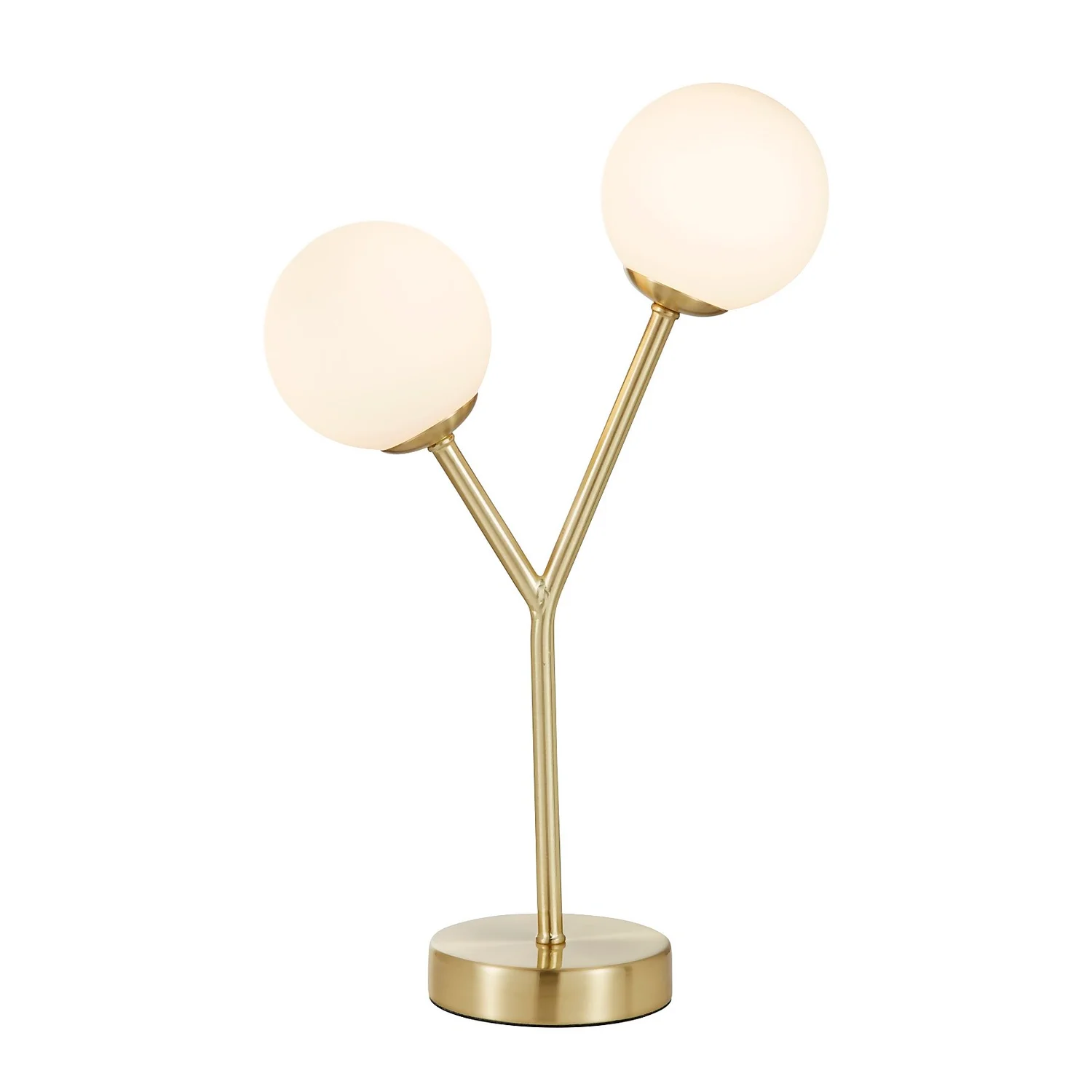 Orb 2 Light Table Lamp - Brass & Opal 2 Orb 2 Light Table Lamp - Brass & Opal - Image 2