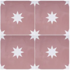 Country Living Starry Skies Peony Blush Porcelain Wall & Floor Tile 200 X 200mm - 0.52sqm Pack -Outlet Home Harmony Store 13220588 1314916608281252