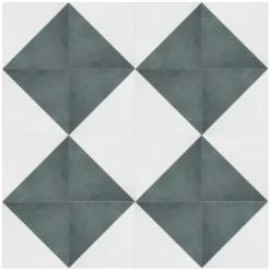 House Beautiful Cube Fern Porcelain Wall & Floor Tile 200 X 200mm - 0.52sqm Pack -Outlet Home Harmony Store 13220592 1144915382051988