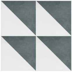 House Beautiful Cube Fern Porcelain Wall & Floor Tile 200 X 200mm - 0.52sqm Pack -Outlet Home Harmony Store 13220592 1734915381892826